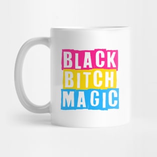 Black Pansexual Magic Mug